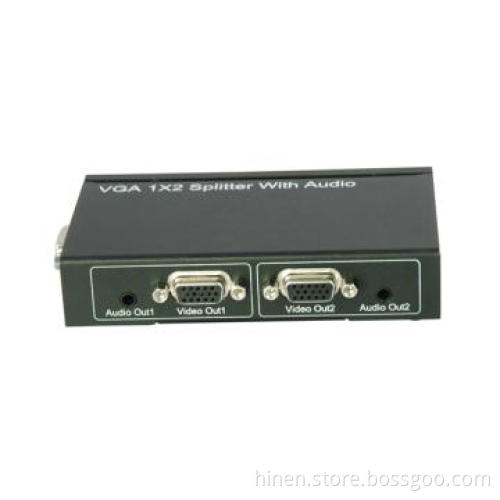 superior manner VGA Splitter 1x2 with Audio